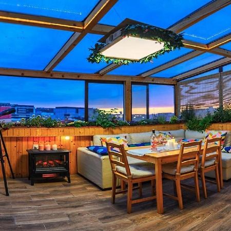 Bucharest Penthouse With Sauna And Terrace Ngoại thất bức ảnh
