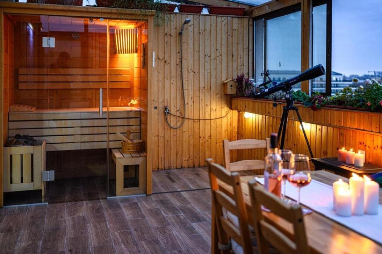 Bucharest Penthouse With Sauna And Terrace Ngoại thất bức ảnh